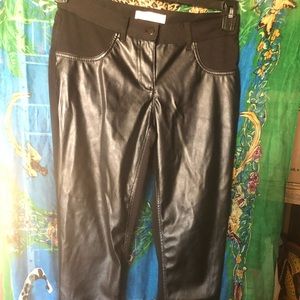 NWOT. Faux leather jegging by NoBo size 13 black